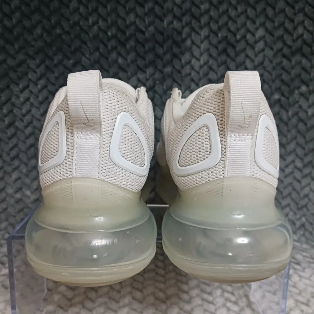 Nike Air Max 720 GS Triple White Walking Running Sneakers Shoes Size 5Y